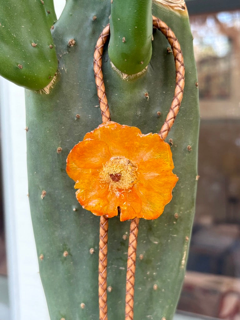 Prickly Pear Bolo Tie