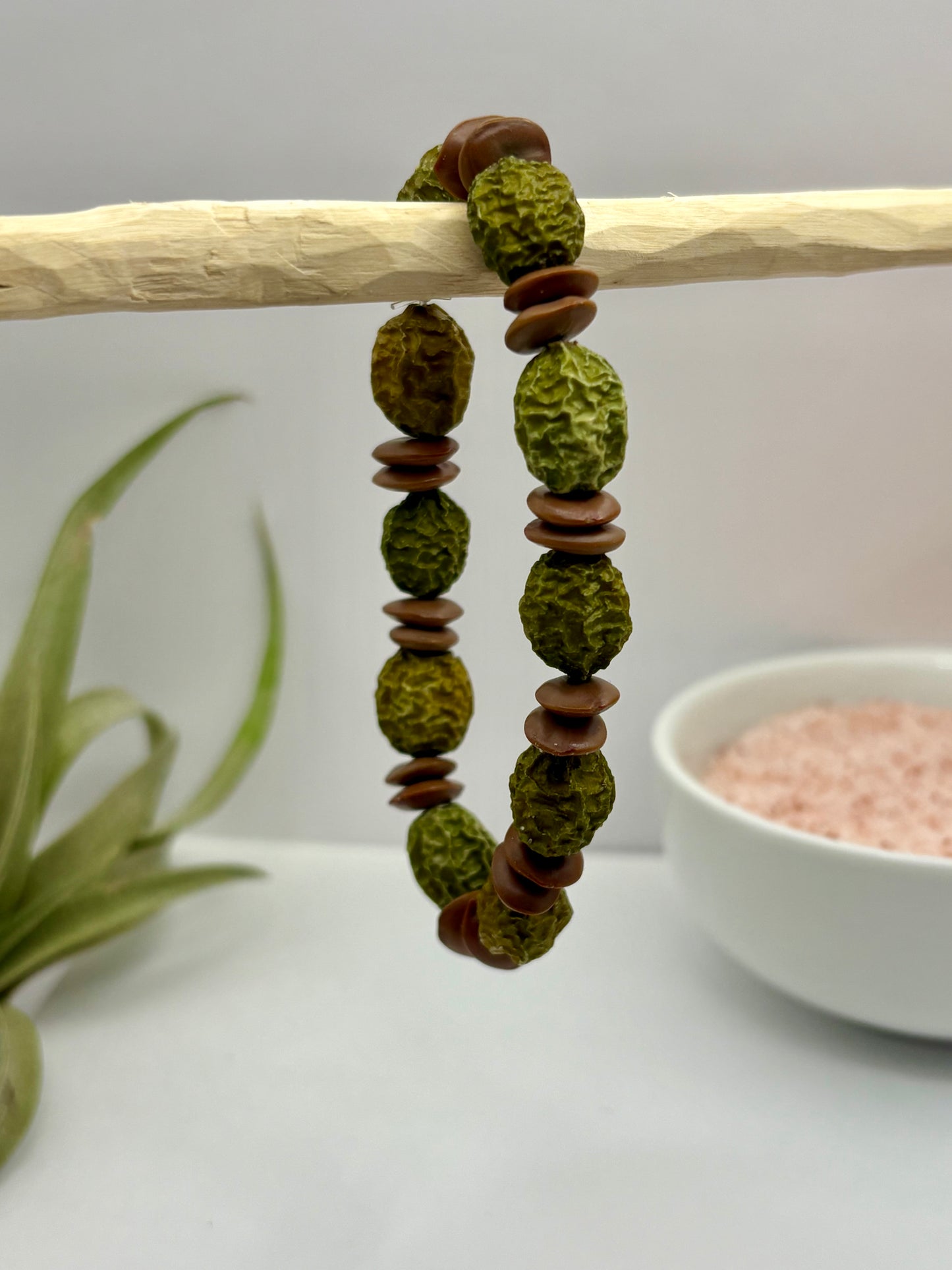 China Berry / Feather Acacia Seed Bracelet