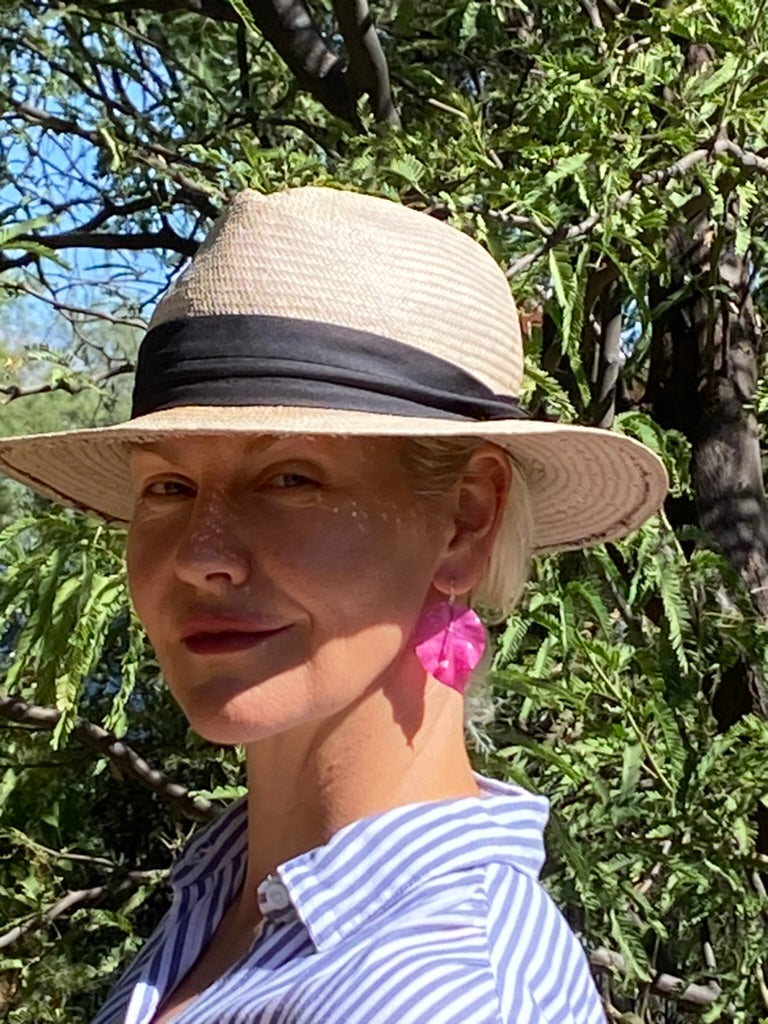 Bougainvillea Petal Earrings