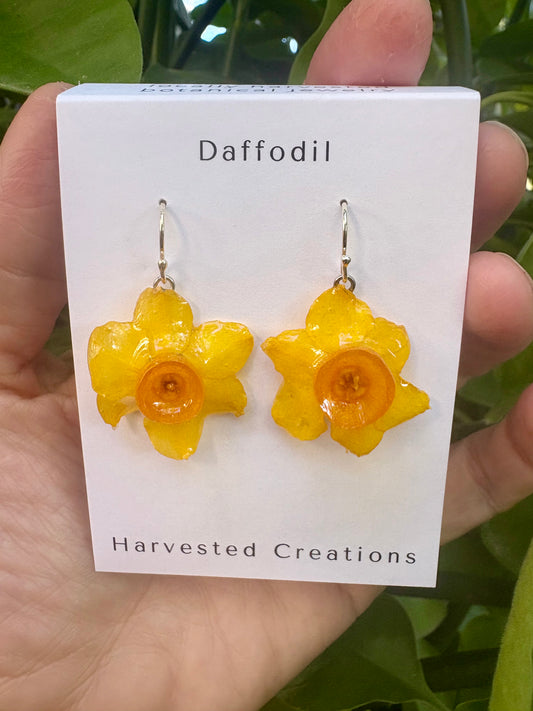Daffodil Drop Earrings