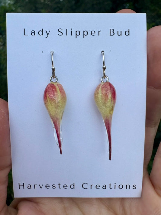 Lady Slipper Drop Earrings
