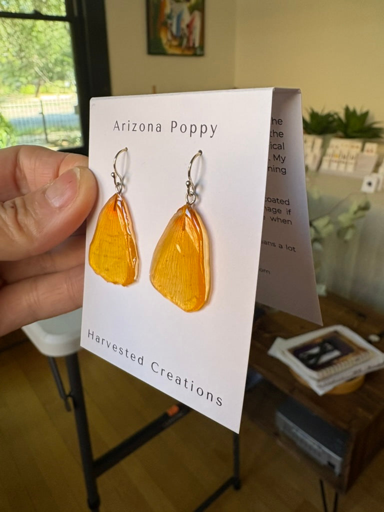 Arizona Poppy Earrings