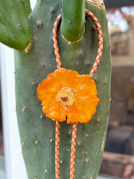 Prickly Pear Bolo Tie